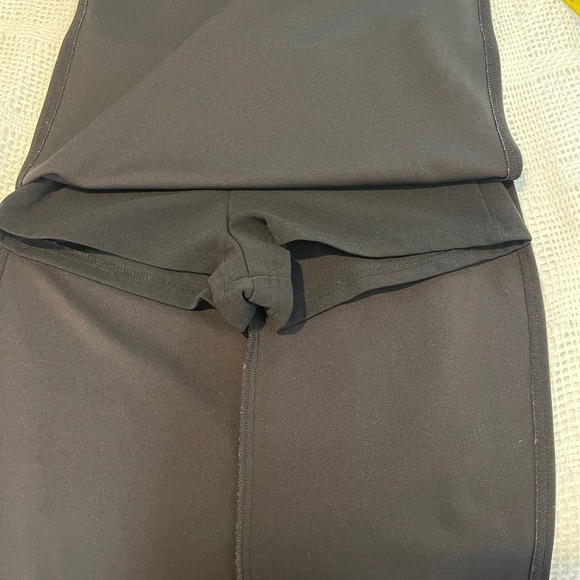 Vtg Y2k Edgy Romantic Renee Lauren HighSlit Black Skirt Built in Short S Minimal - Picture 7 of 12